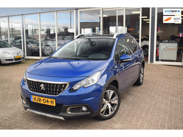 Peugeot 2008 1.2 PureTech Blue Lease Allure INCL 6 MAANDEN GARANTIE|AUTOMAAT | NAVI| HALF LEDER|CLIMATE en CRUISE CONTROL|PANO DAK